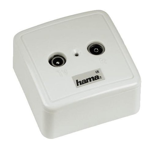 Preisvergleich Produktbild Hama Antennen-Steckdose, 75 Ohm, Aufputz