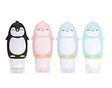 【Botellas de viaje portátiles】estas botellas de viaje están diseñadas con una abertura amplia, conveniente para rellenar y limpiar. Con 4 botellas de diferentes colores y etiquetas intercambiables, puede identificar diferentes contenidos fácilmente. Perfecto para champú, lociones, jabón líquido, protector solar, gel y crema para viajes o viaje de negocios