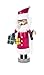 Produktbild DREGENO Miniatur-Räuchermann Weihnachtsmann mit Geschenken von DREGENO SEIFFEN 14 cm – Original erzgebirgische Handarbeit, Weihnachts-Dekoration