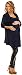 Happy Mama. Women's Maternity Waterfall Knitted Draped Cardigan. 335p (Navy, UK 14/16)
