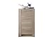 Produktbild trendteam Wohnzimmer Kommode Schrank Cougar, 58 x 104 x 40 cm in Eiche San Remo Hell Dekor mit viel Stauraum