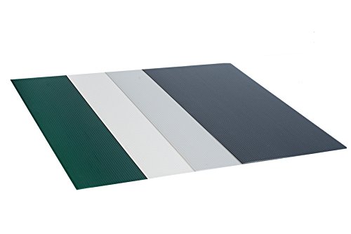 Sichtschutz Windschutz Hart PVC Streifen zum Einflechten Farbe weiß für Doppelstabmatten Zaun - 3