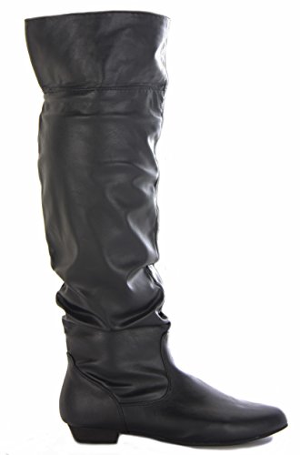 black knee high boots size 3