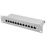 Detalles técnicos: Entradas: 12x RJ45 blindado; Estándar: Cat 6; Codificado por color según EIA/TIA 568 A&B; Velocidad de transmisión: hasta 1 Gbit/s; Frecuencias: hasta 250 MHz.