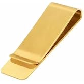 Spelt Metal Kağıt Para Tokası Kart Tutucu Klips C&uuml;zdan Ataş Altın 5cm x 1,5cm