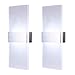 Produktbild Lightsjoy 2er 6W Wandleuchten LED Innen Modern Wandlampe Up Down Licht Weiss Wandbeleuchtung Flur Lampe Beleuchutung Wand Innenleuchte für Wohnzimmer Schlafzimmer Treppenhaus Küche Balkon Bild usw.