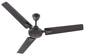 Techking 1200Mm Economy Ceiling Fan Simple And Elegant Design, Double Shielded Ball Bearing Ensure Operational Reliability, High Life Angle Of Blade For Wider Air Spread ( Brown )