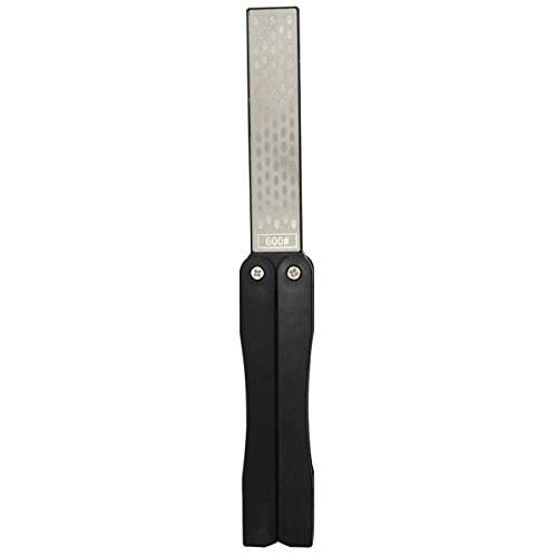 Latinaric Schwarz Faltbar Diamant Schleifwerkzeug Schärfstein Messerschärfer - 8