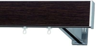 Profile Aluminium Walking Stick 42 x 16 Colour Wenge 1012 Single with Rope Pole Ceiling Mount l.240 with 3 Media