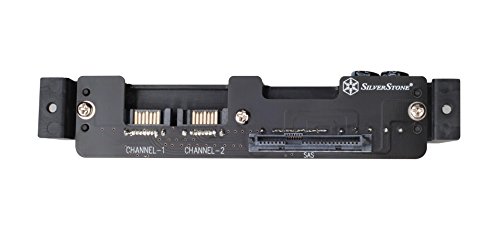 SilverStone SST-CP05-SAS – Hot Swap SAS/SATA 6Gbp Festplattenanschluss für 3.5″ SAS/SATA Festplatten - 3