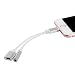 Captcha White i7 DUAL CABLE 2 in 1 Lightning to 3.5mm Adapter and USB Charging Cable Compatible with iPhone 7 & 7 plus + Smartphone (Colour May Vary, 1 Year Warranty) RS.299.00