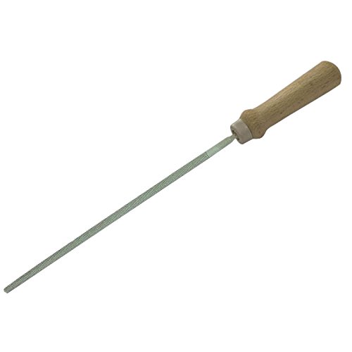 Stanley Kettensägenfeile, 4.8mm Durchmesser, 200mm Klingenlänge, Karon Stahl, Bi-Material Handgriff, 0-22-492