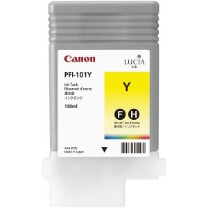 Canon PFI-101Y Cartouche d'encre d'origine Jaune