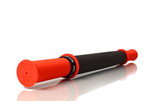 Perform Better Erwachsene Tiger Tail Stab, Schwarz/Orange, 46 cm