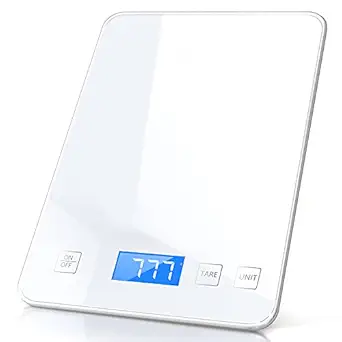 Raymeefa HAPPENWELL Electronic Flat Panel Digital Coffee, Kitchen Scale Weighing Machine, Food Scale