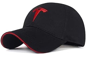 fibhyrtingy Car Logo Embroidered Black Color Adjustable Baseball Caps for Men and Women Hat Travel Cap Car Racing Motor Hat