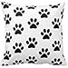 Produktbild Cat's Black Claws Print Pillow Zippered Throw Pillow Cushion Case Covers Animals 18x18 Inch One Side