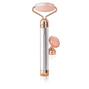 KYLAN 2 in 1 Electric Roller Facial Pink Massager Automatic Vibrate face massager Face/Neck/Arms/Therapy device tool machine( 1 Piece)