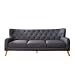 Produktbild Riess Ambiente Skandinavisches Design Sofa Hygge anthrazit 210cm 3-Sitzer 3er Couch Federkern Scandiavian Design