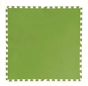 Bestway 58265 Protezione Per Il Fondo Della Piscina Verde Confezione Da 8 Pezzi Di 81 X 81 Cm