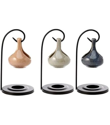 Cello Bruciatore a cera e olio con cervo delle Highland, splendida decorazione in porcellana. Da utilizzare come bruciatore a cera o bruciatore di oli