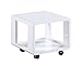 Produktbild Couchtisch Dakoro 16, Farbe: Weiß Hochglanz - Abmessungen: 40 x 45 x 45 cm (H x B x T)