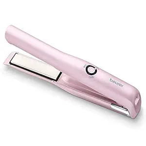 Beurer HS 20 cordless hair straightener | Battery operation |Tourmaline coating |Three variable temperature settings| 3 years Warranty