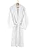 Produktbild CAVAR Home – Bademantel – Unisex - 100% Baumwolle - Premiumqualität - 380 g/m² - Frottee - Damen & Herren -Saunamantel/Morgenmantel-Oeko-TEX® 100 Zertifikat (S/M, Weiß)