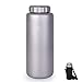 Produktbild iBasingo 1050 ml/ 35,5 oz Titan wasserflasche Im Freien Auslaufsicher Breiter Mund Sport Trinkflasche Camping Tee Kaffee Kantine Wasserkessel für Wandern Klettern Laufen
