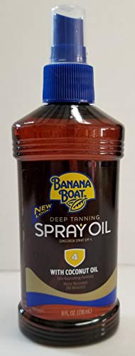 Banana Boat Dark Tanning Oil Spray SPF 4, 8 oz