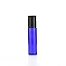 BESTIM INCUK 6-Pack 10ml Refillable Glass Roll-on Bottles for Essential Oil,Aromatherapy,Perfume Bottle and Lip Balms