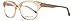 Produktbild GANT Damen Brillengestelle Brille GA4063 51074, Coral, 51