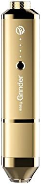 Herb Grinders Tobacco Weed Coffee Spice Grinders Electric Tobacco Smoke Spice Crusher Electric Grinder Mill (Gold)