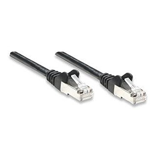 Preisvergleich Produktbild INTELLINET Netzwerkkabel Cat5e F / UTP 0,5m Schwarz