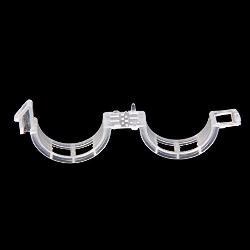 Gazechimp 100pcs Weiß Pflanzenclips pflanzenklammern Tomatenclips Verbinden Pfeffer Gurke Reben , Kunststoff - 7