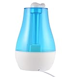 LESHP Ultraschall Leise Luftbefeuchter mit 3.0L,zwei 360°drehbare Dampfdüsen,Technologie Abschaltautomatik und LED Anzeige - 7