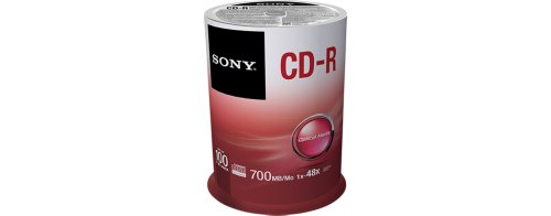 Sony CD-R 48x 80 Minuten (700 MB) 100er Spindel - 2