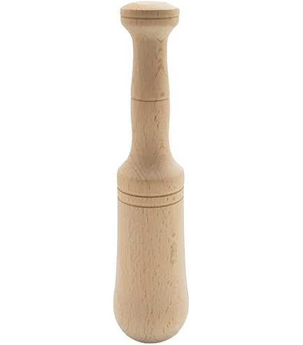 HOFMEISTER Cocktail-Stößel 22cm - Aus Buchenholz, Für Caipirinha & Drinks, Mit Hellrosa Griff