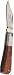 Produktbild Outdoor Messer mit Holzgriff – Barlow Messer