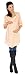 Zeta Ville - Women's Maternity Waterfall Knit Coat Wrap Cardi Lightweight - 335c (Apricot, UK 8/10/12)