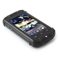 YINGJIE Mini Z18 sbloccato Smartphone Android 4.0.4 Dual SIM Dual Core antiurto telefono 2.45 pollici mobile antipolvere impermeabile (nero)