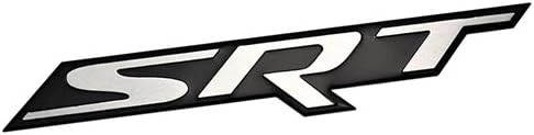 SRT Aluminum Metal Car Emblem Badge Sticker Decal for Dodge