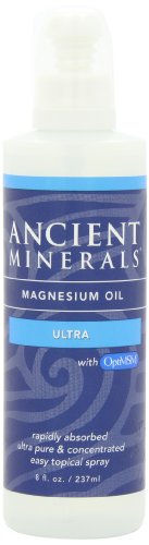 Magnesium Oil Ultra, with OptiMSM (8oz) - Ancient Minerals
