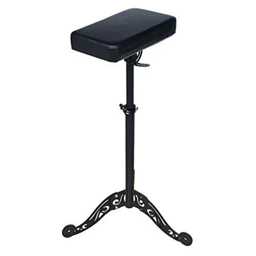 Floreo POLIRONESHOP - Reposabrazos Ajustable para Estudio o Tatuaje, Negro