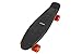 Produktbild MCTECH 22 Zoll Retro Skateboard Kinder Mini-Board Mini Cruiser board Funboard Fancy Board mit ABEC-7 Kugellager für Einsteiger und Kids (schwarz+rot)