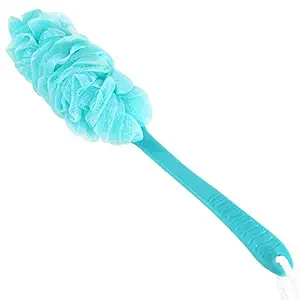 Kvitoe Soft Loofah Long Handle Bathing Loofah For Men And Women Color Blue (Bathing Loofah Blue)