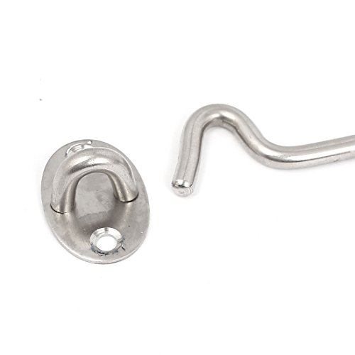 2stk Sturmhaken Kabine Haken Augen Schuppen Fenster Verschluss Halter 14″ Länge - 2