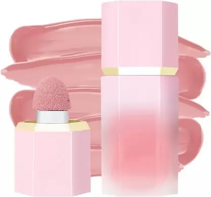 K.Y.L.Plus Matte Finish Liquid Blush Waterproof Blusher Soft Cream Makeup (PINK)