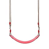 COLOR: color aleatorio Asientos de Columpios Heavy Duty 66 \"Cadena Recubierta de plástico - Juego de Columpios de Juegos Accesorios Reemplazo con Ganchos de Seguridad