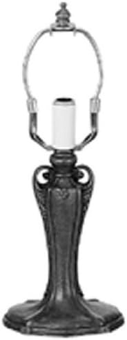 Meyda Lighting 14053 6.5 Leaf-Handle Base/4.5 Mini Harp by Meyda